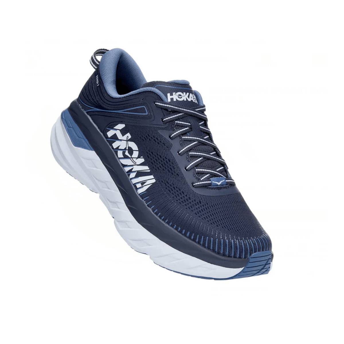 Hoka One One Bondi 7 Shoes Dark Blue White SS21